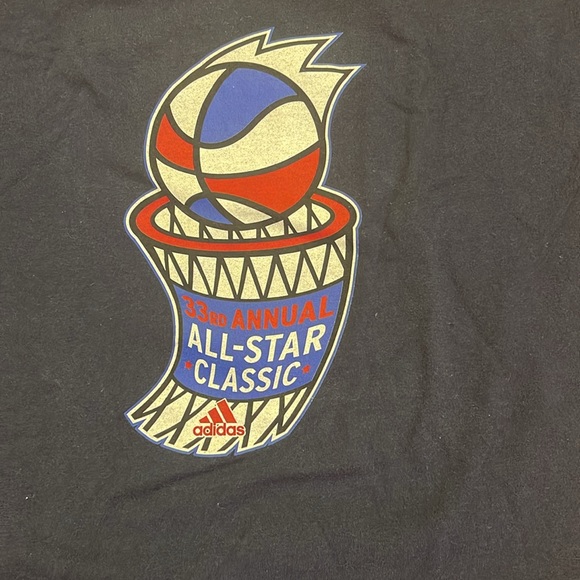 Men Adidas All Star Classic T-shirt size L Blue - Picture 2 of 5